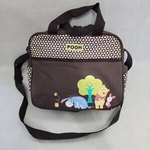 Vintage Disney Y2K Messenger Diaper Bag Baby Winnie the Pooh Eeyore Piglet Purse